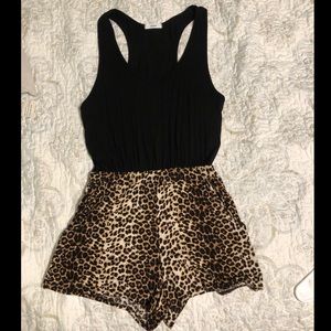 Leopard Romper